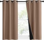 NICETOWN 100% Blackout Curtains Thermal, Noise Reduction and Privacy Curtains - Image 2