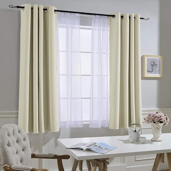 NICETOWN Short Window Curtains 45" L - Image 7