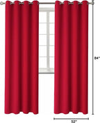 BGment Christmas Room Darkening Curtains 84 Inches Long - Image 9