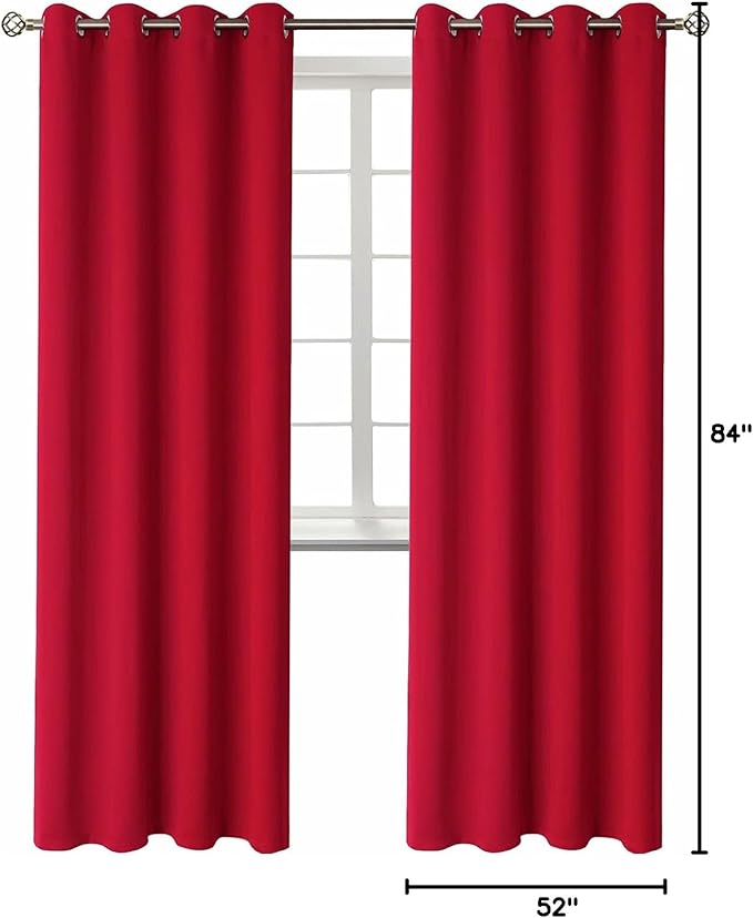 BGment Christmas Room Darkening Curtains 84 Inches Long - Image 9