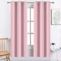 Yakamok Pink Curtains Room Darkening Thermal Insulated by Yakamok