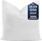 Utopia Bedding Throw Pillows – 26 x 26 Inches Down Alternative Pillows by UTOPIABEDDING