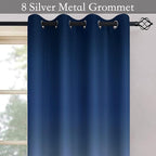 SimpleHome Ombre Room Darkening Curtains - Image 2