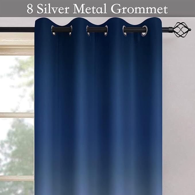 SimpleHome Ombre Room Darkening Curtains - Image 2