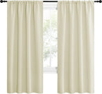NICETOWN Beige Blackout Curtains - Image 2
