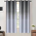 SimpleHome Ombre Room Darkening Curtains 63 inch Long by SimpleHome