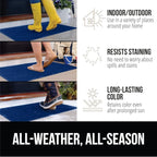 GORILLA GRIP® Ultra Absorbent Front Door Mat Outside Entrance, Traps Dirt and - Image 5