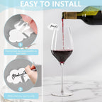 60 Pcs Acrylic Cloud Drink Markers Cloud Shape Party Drink Tags Cloud Shape Goblet Markers Blank Acrylic Party Drink Tags For Bar Wedding Birthday Wine Tasting Party Accessories,3 Design