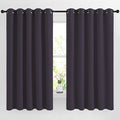 NICETOWN Blackout Bedroom Curtains 66 inches Long, Grommet Room Darkening by NICETOWN
