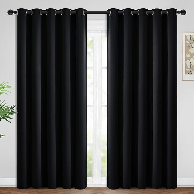 Yakamok 84 Inch Length Blackout Curtains by Yakamok