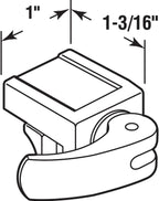 Prime-Line Sliding Window Lock for Vinyl Windows, White