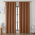 Simplebrand Ava Sun Baked Blackout Curtains by Simplebrand