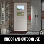 GORILLA GRIP 100% Waterproof All-Season WeatherMAX Doormat, US Designed Natural - Image 9