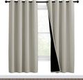 NICETOWN 100% Blackout Window Curtain Panels, Full Light Blocking Drapes by NICETOWN