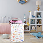 Marine animal kids waterproof foldable laundry basket,Fish Hamper,Nursery Hamper,Baby Storage Baskets for boy Room,Gift Baskets,Home Organizer,Nursery Decor(Fishes)