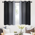 SimpleHome Ombre Room Darkening Curtains 36 inches Length by SimpleHome