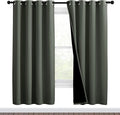 NICETOWN 100% Blackout Window Curtain Panels, Full Light Blocking Drapes by NICETOWN