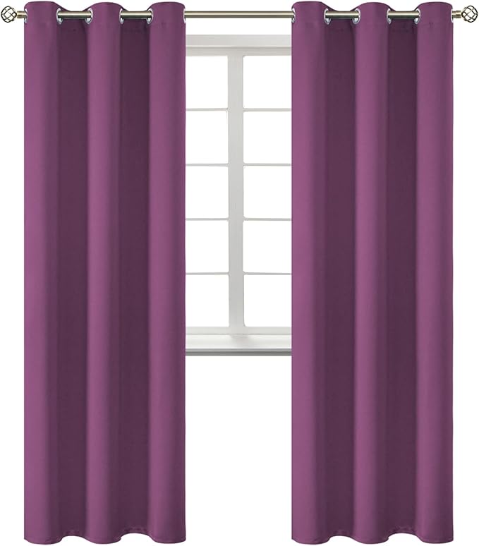 BGment Room Darkening Curtains 84 Inches Long by BGment