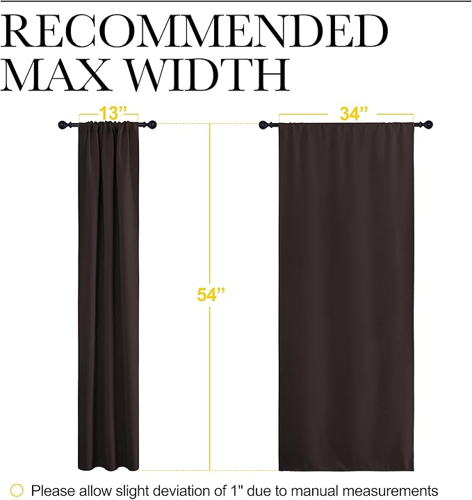 NICETOWN Kitchen Curtains Thermal Insulated Curtains & Drapes, Small Window - Image 7