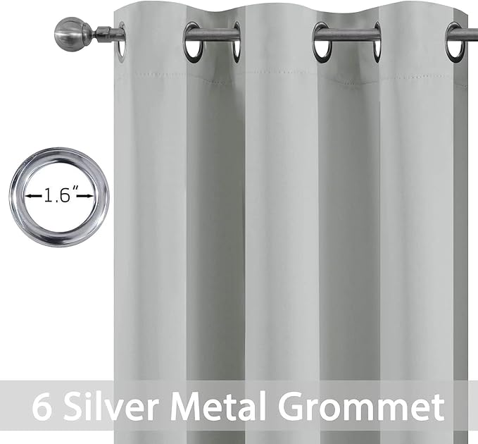 Yakamok 84 Inch Length Blackout Curtains - Image 2