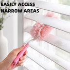 Duster Refills for Swiffer Duster, 30 Count Pink Duster Kit with Handle