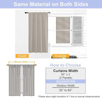 Simplebrand Ava Stone Blackout Curtains - Image 7