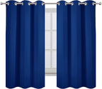 LEMOMO Blackout Curtains 42 x 63 inch/Royal Blue Curtains Set of 2 - Image 2