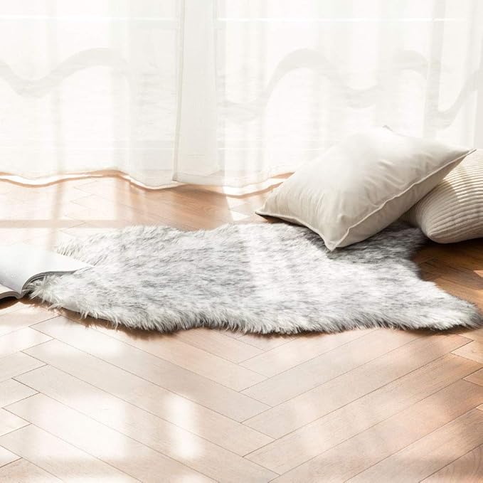 MIULEE Fluffy Rug Soft Shaggy Faux Fur Area Rug Luxury Plush Sheepskin Carpet - Image 8