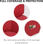 PureFit Super Stretch Chair Sofa Slipcover – Spandex Non Slip Soft Couch Sofa - Image 3