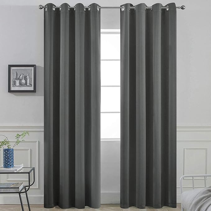 Yakamok Blackout Curtains Room Darkening Thermal Insulated Window Panels by Yakamok