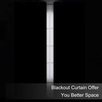 LEMOMO Blackout Curtains 66 x 95 inch/Black Curtains Set of 2 Panels/Thermal - Image 3
