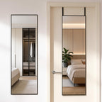 DUMOS Full Length Mirror Over the Door, 47"x14" Wall Mount Mirror