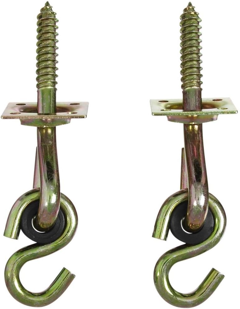 National Hardware Swing Hooks Kit, 5/16" x 4", Steel, 2-Pack, Zinc Plated