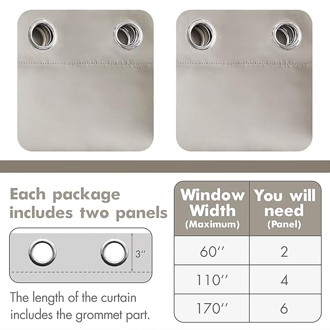MIULEE Blackout Curtains 96 Inches Long - Image 6