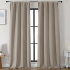 Simplebrand Stone Blackout Curtains by Simplebrand