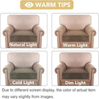 H.VERSAILTEX Velvet Stretch Couch Cushion Cover Plush Cushion Slipcover - Image 6