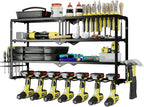 AZERPIAN Power Tool Organizer Heavy Duty Wall Mount Drill Tools Holder