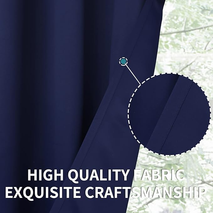 BGment Blackout Curtains for Bedroom 63 Inches Long - Image 7