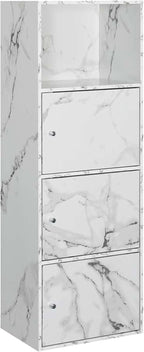 Convenience Concepts Xtra Storage 3-Door Cabinet, Cherry, 16.5"