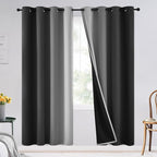 SimpleHome Ombre 100% Blackout Curtains by SimpleHome