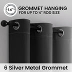 SimpleHome Ombre 100% Blackout Curtains - Image 3