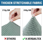 H.VERSAILTEX 4 Piece Stretch Sofa Covers - Image 3