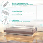 Bed Sheet Holder Straps- Adjustable Fitted Sheet Clips Bed Sheet Fastener Suspenders Elastic Gripper Holder Used for Bed Sheets,Mattress Covers, Sofa Cushion(Set of 4)