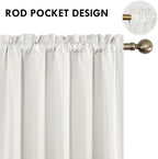 DWCN Blackout Curtains for Living Room Thermal Insulated, Energy Saving & Noise - Image 4
