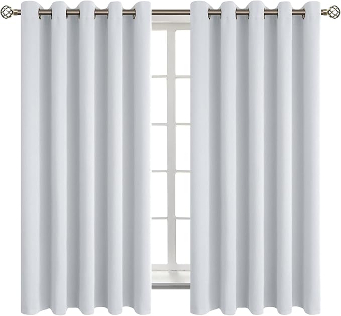 BGment Room Darkening Curtains 63 Inches Long by BGment