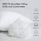 MIULEE 16x16 Inches Pillow Inserts Pack of 2, Decorative Throw Pillow Inserts - Image 4