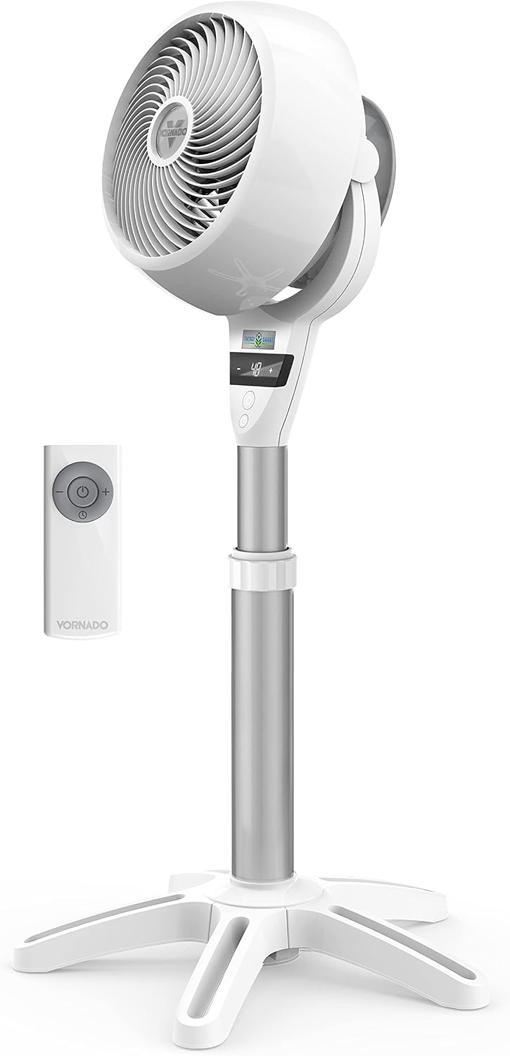 Vornado 6303DC Energy Smart Medium Air Circulator Fan with Variable Speed Control, White