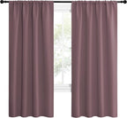 NICETOWN Dry Rose Blackout Curtains - Image 2