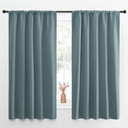 NICETOWN Greyish Blue Blackout Curtains Panels by NICETOWN