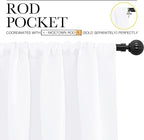 NICETOWN Kitchen Curtains, Short Home Decoration Curtains & Drapes, Small - Image 3